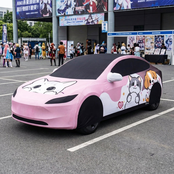 DreamCraft Challenge | Cute Pet Anime Style | BESVOL Custom Car Cover