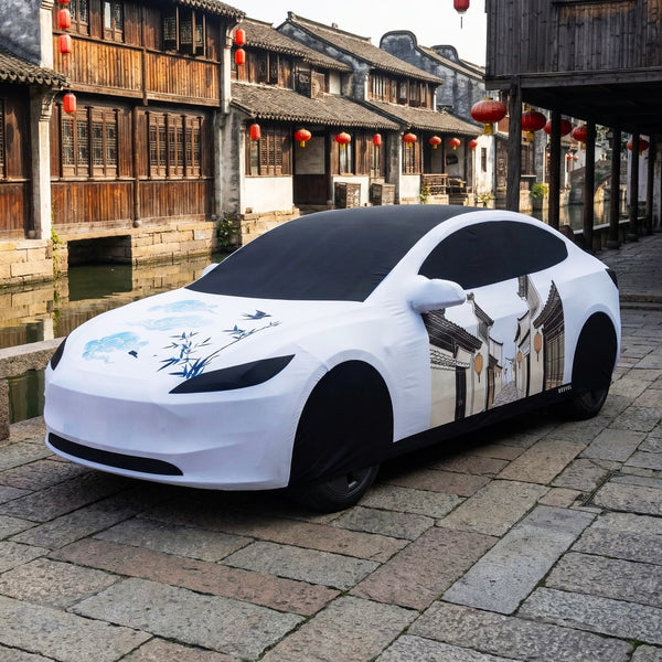 BESVOL Dreamcraft Entry | Jiangnan Ink Art Edition Stretch Car Cover
