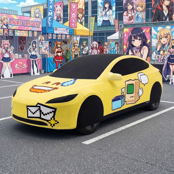 BESVOL Dreamcraft Entry | Pixel Anime Convention Edition Stretch Car Cover
