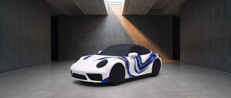 Porsche 911 Targa Blue Fluid