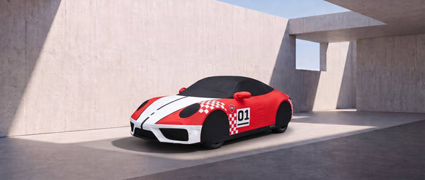 Porsche 911 Targa Red Checker