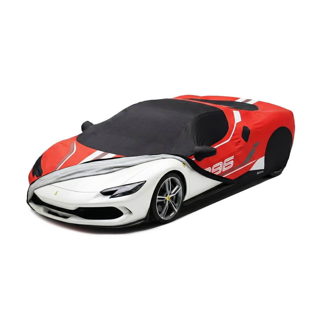 BESVOL for Ferrari 296 GTS | Machine-Washable Custom Car Cover