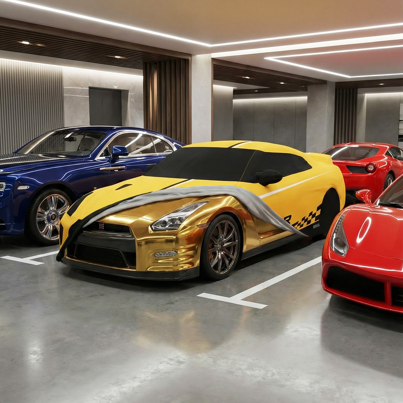 BESVOL for Nissan GTR | Machine-Washable Custom Car Cover