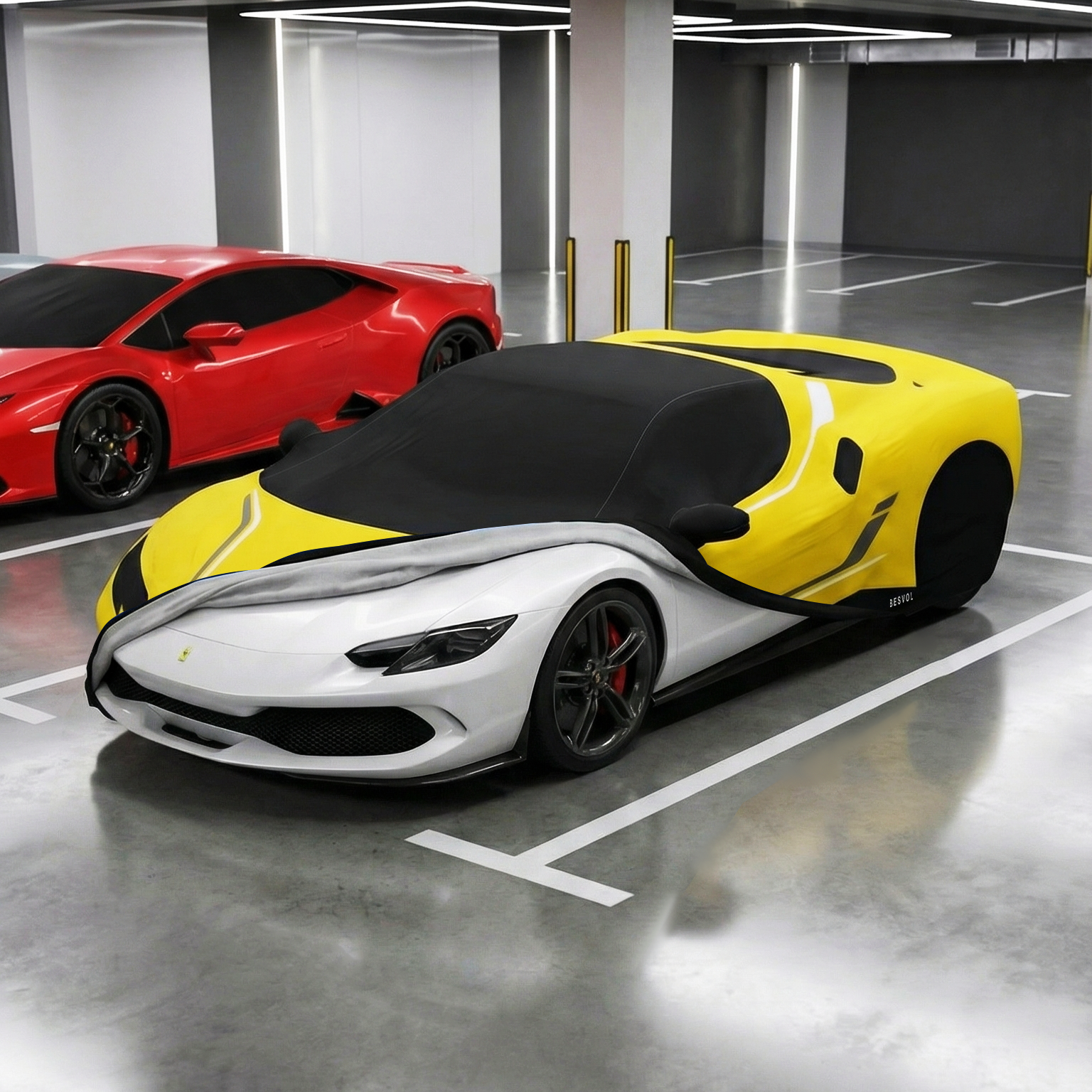 BESVOL for Ferrari 296 GTS | Machine-Washable Custom Car Cover