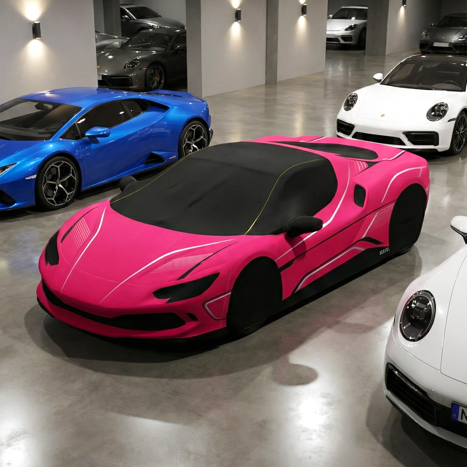 BESVOL for Ferrari 296 GTS | Machine-Washable Custom Car Cover