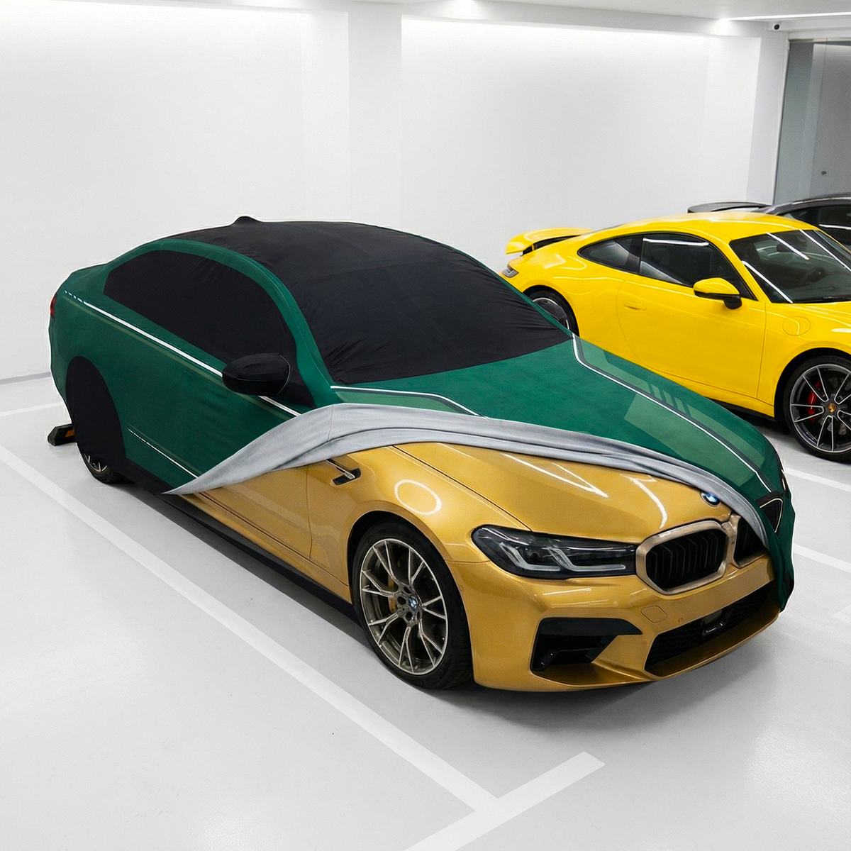 BESVOL Velocity Line Series for BMW M5 | Bespoke Stretch-Fit Car Cover - 4