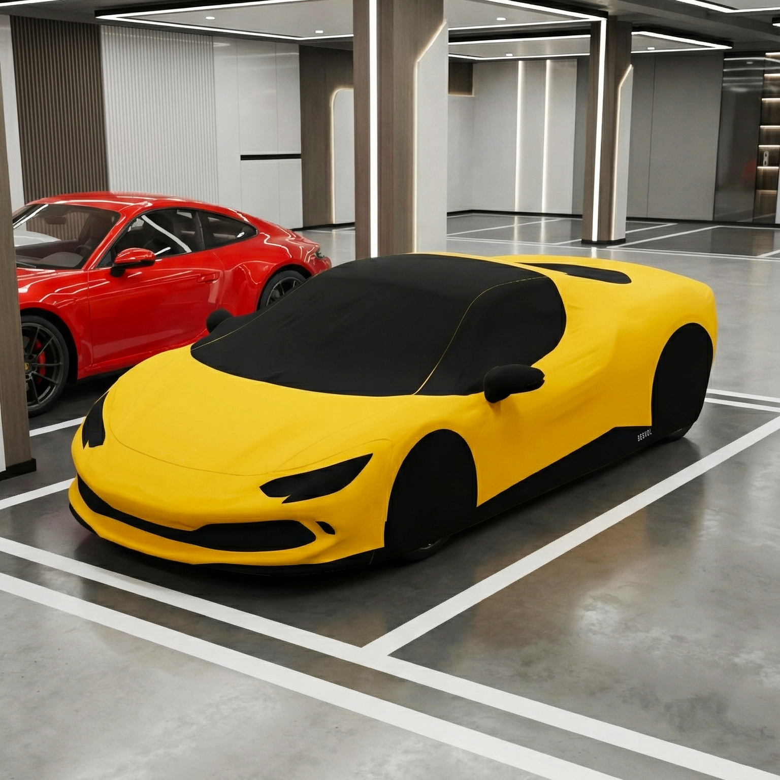 BESVOL for Ferrari 296 GTS | Machine-Washable Custom Car Cover