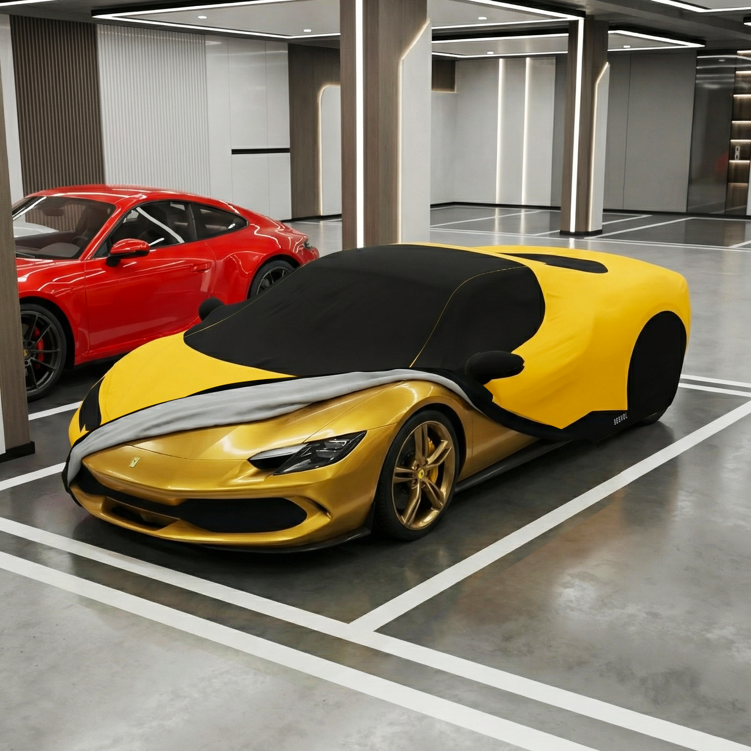 BESVOL for Ferrari 296 GTS | Machine-Washable Custom Car Cover