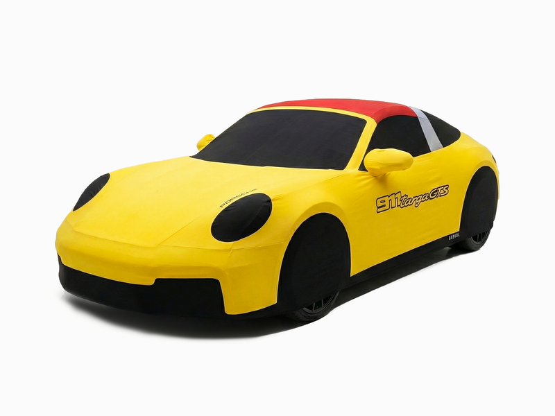 BESVOL × 保时捷 911 Targa GTS – 错视画意系列 黄色版（隐匿的经典 · 限量版）